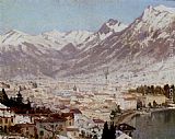 Famous View Paintings - A View Of Como